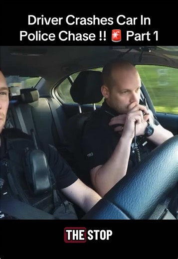 Driver Crashes Car During Police Chase - Part 1