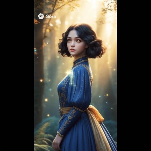 🌹 Anime Snow White Comes to Life | Realistic Fantasy Transformation ✨ #shorts #anime