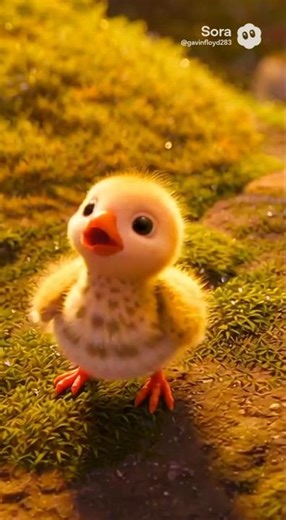 AI Robot Saves Baby Bird in Pixar Style! 🐦🤖❤️