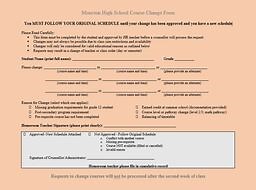 Selecting Courses