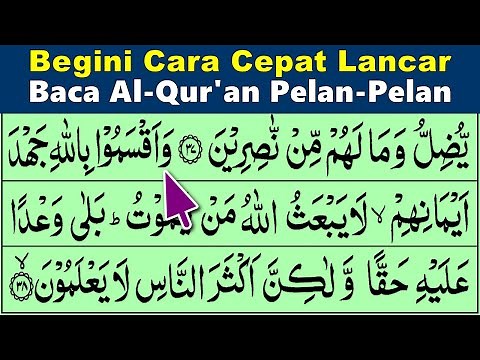 LEARN TO STUDY THE QURAN Easy Ways to Read the Quran Quickly and Fluently Step by Step QS. AN NAH...