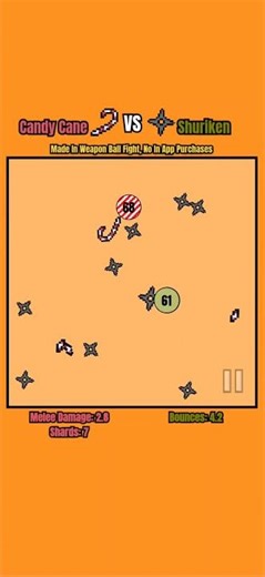 candy cane vs shuriken