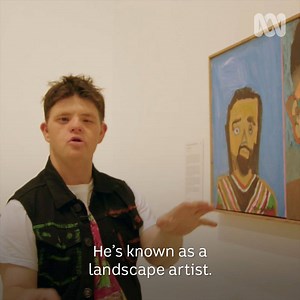 3.5M views · 40K reactions | This year an unusual double entry was selected as an Archibald Prize finalist - Ernest Brothers, by artists Digby Webster and Neil Tomkins. We were lucky enough to have Digby walk us through his process and take us on a visit to see his work at the Art Gallery of New South Wales. #IDPwD | ABC Arts | Facebook