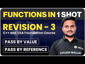 Functions in One Shot | Revision - 3 | C++ and DSA Foundation Course