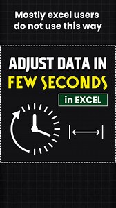 1.3M views · 12K reactions | Auto adjust data in excel l data entry work in excel #excel #exceltips #exceltricks #viral #viralreelsl #accounts #finance #corporate #explore #dataentryjobs | Ather Naqvi | Facebook