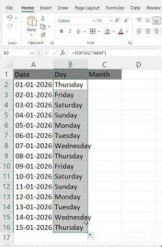 TEXT Formula Used In Excel #excel #formula #pc