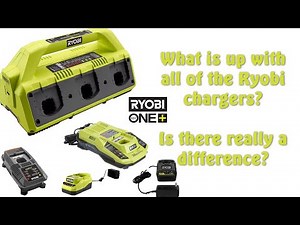 The ins and outs of most Ryobi Chargers and review of the 6 port charger model P135
