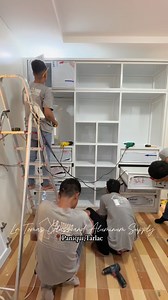 Actual Installation of Aluminum Cabinet❤️ #CabinetDesign #closetdesignideas #whiteAluminum #installation #homeideasforyou #AnayFree | Tomas Glass Aluminum