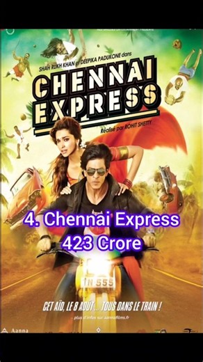 Top 10 Highest Grossing Movies Of Shah Rukh Khan Worldwide Till 2026 #srk #highestgrossingmovies