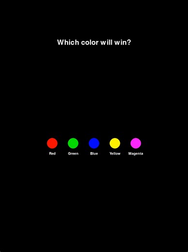 Battle of colored balls 11, place your bet ! Say it in the comments#funnytiktok #satisfyingvideos #battle #game