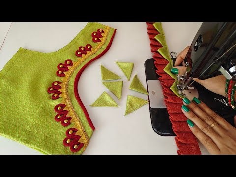 Blouse Designs || Cutting And Stitching Back Neck Blouse Design || Blouse || Blouse Gale Ki Design
