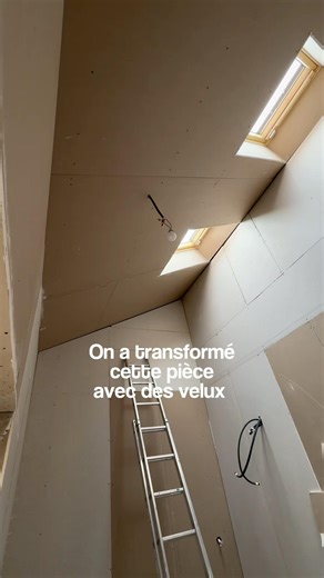 Velux window installation ☀️ #renovation #velux #construction