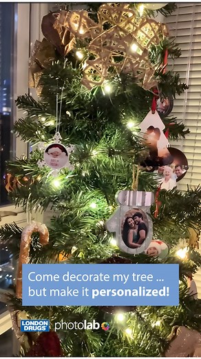 Add a personal touch to your tree this year! 🎄💫 Create custom ornaments and get them within 5-7 days. 🔗 Explore designs and learn more through this link: https://bit.ly/Photolab-Ornaments #LondonDrugs #Holidays #Photolab #Ornaments #Personalized | London Drugs
