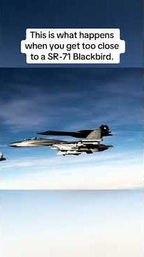What Happens When You Get TOO CLOSE to SR-71 Blackbird #aviationhistory #coldwar #militaryhistory