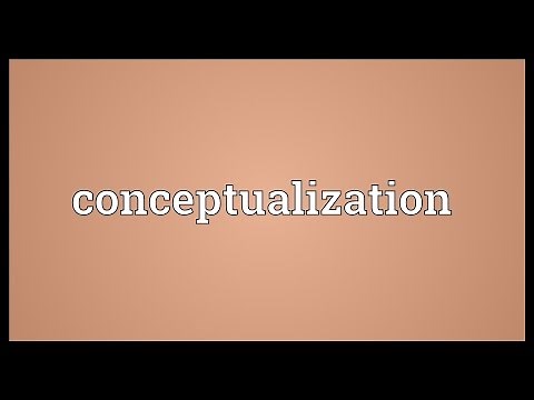 Conceptualization Meaning