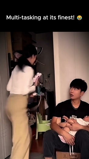 Multi-tasking at its finest! 😂