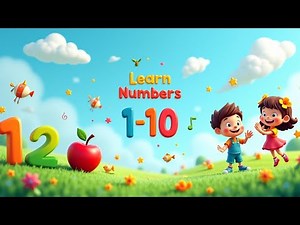 Counting in Words 1 to 10 | Fun Numbers Learning for Kids | kids learning Chanel 📚👶