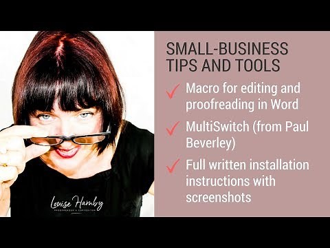 A proofreading and editing macro: Paul Beverley’s MultiSwitch