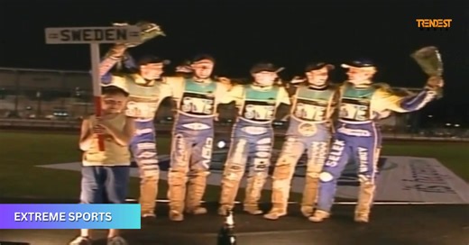 SPEEDWAY WORLD CUP, ENGLAND | SWEDEN DOMINATES AT POOLE | EXTREME SPORTS – 95 | The Speedway World Cup roared into Poole, England, for the second round — and it was all about Swedish precision and power! 🇸🇪💨 Led by legends Tony Rickardsson, Mikael Karlsson, Peter Karlsson, and Niklas Klingberg, Team Sweden crushed their rivals from the opening heat, leaving no doubt who ruled the track. Danish hopes took an early hit when Nicki Pedersen, one of their fastest riders, crashed out in dramatic fa