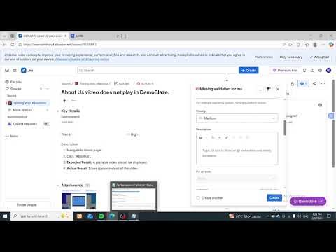 إزاي ترفع أول Bug على JIRA كأنك في شركة؟ 🚀 شرح عملي للمبتدئين.