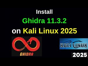 Complete Ghidra 11.3.2 Setup on Kali Linux 2025.1a –Easy &Fast Reverse Engineering Tool|2025 Updated