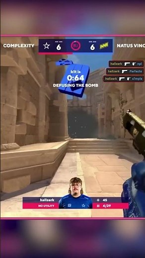 Worst crosshair in professional Counter Strike 😆 X hallzerk