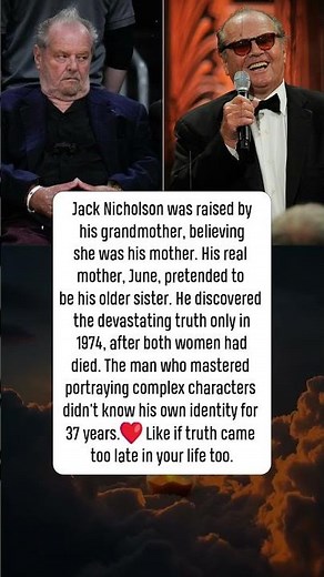 🎬 Jack Nicholson: The Mother Who Was His Sister #news #hollywood #Cinema #history