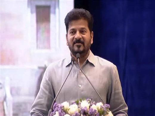 130 Maoists surrender with weapons in presence of Telangana CM Revanth Reddy