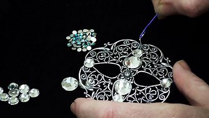 How to Make a Filigree and Rhinestone Hair Barrette