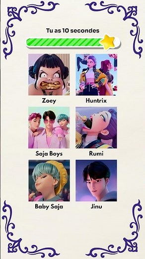TEST DE MÉMOIRE 😍 Édition KPOP DEMON HUNTERS 🎤🎵