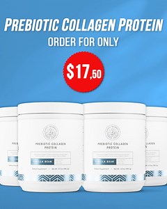 5 reasons why women are raving about Prebiotic Collagen Protein👇 And why YOU will, too! 🎈 You’ll watch your belly start shrinking and stay flatter 💃 You’ll notice you can fit in your old clothes again ✨ You’ll want to flaunt your gorgeous hair and skin 🍝 You’ll enjoy delicious foods again without worries 💖 You’ll get your body, energy, and confidence back! Here’s what other women say about it: 💗 “I have to say I was skeptical about this product but I can’t tell you how much better I feel h
