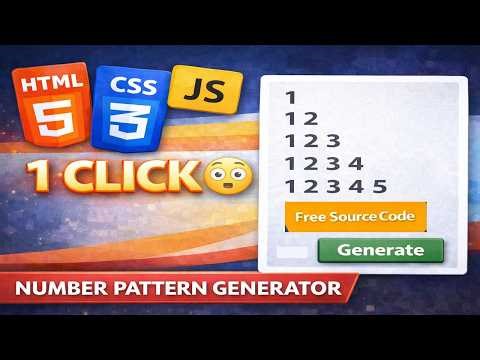 Generate Numbers & Convert to Words in 1 Click 😳 (Smart Tool) | (HTML CSS JS Tool) Free Source Code
