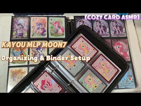 ASMR Organizing - HUGE Kayou My Little Pony Moon 7 Card Collection #asmrorganizing #mylittlepony