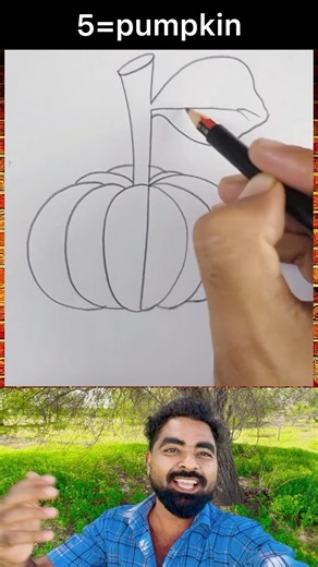 Easy pumpkin 🎃 drawing 😱👌 #trending #easydrawing #drawing #drawingtutorial # #viral #useful