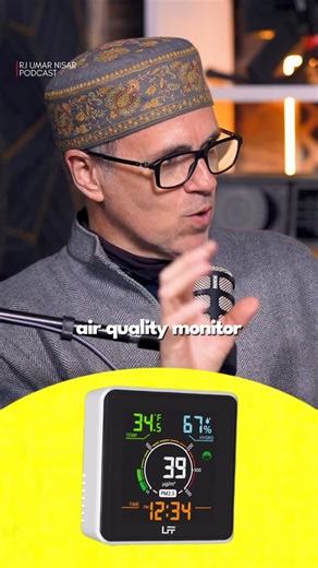 Rj Umar Nisar on Instagram: "Kashmir’s AQI Is Alarming | CM Omar Abdullah on RJ Umar Nisar Podcast"