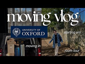 MOVING TO OXFORD UNIVERSITY VLOG 🍂 | starting uni, unpacking & room tour