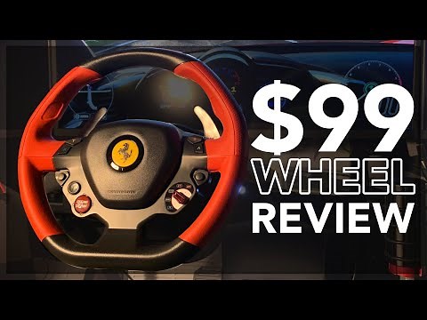 Reviewing a $99 Sim Racing Wheel | Thrustmaster Ferrari 458 Spider