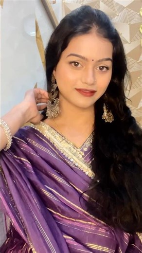 Getting ready first day after marriage 😍#newbride #makeupshorts #bridemakeup