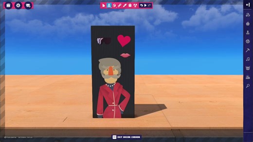 The Stamp Snipper tool has been added, and thank you all for the feedback! 💞 We didn't forget! 👀This tool is useful for cutting out Stamp graphics on the front face of Building Materials. 🤠✂️