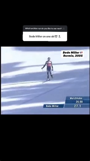 Audi FIS Ski World Cup on Instagram: "One of the most ICONIC moment in Alpine Skiing? 🥹😲 @millerbode #fisalpine"