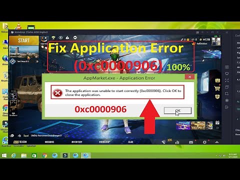 How To FIx Application Error 0xc0000906 . Solved Error (0xc0000906).