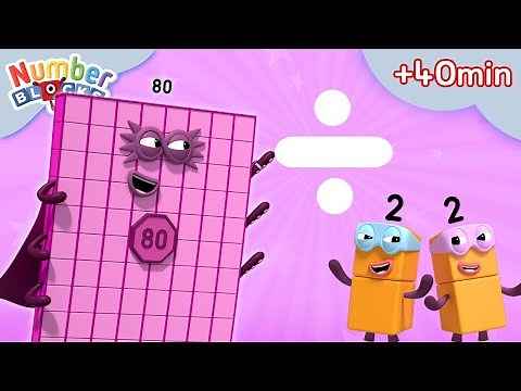 Number Magic Division | Learn to count challenge for kids | 12345 - Learn to divide | Numberblocks