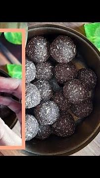 Solar cooking - Makhana-dry fruits laddu