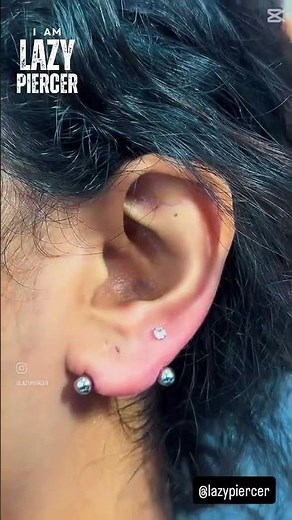 Transversal Lobe & Upper Lobe Piercing — Precision, Balance, and Pure Craftsmanship