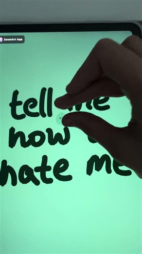 Baby tell me how you hate me • App: ZoomArt #hateme #elliegoulding #lyrics #musica #lyrics_songs