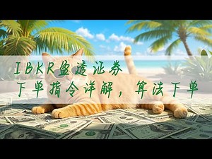 IBKR 盈透下单指令详解 基础订单 算法订单 各种条件单 自动止盈止损 定价止盈止损 回落卖出