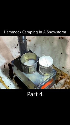 Full video available on YouTube! #hikecampclimb #camping #wintercamping #hottent #adventure