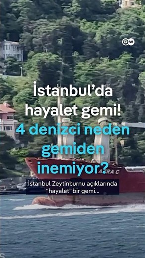 İstanbul'da hayalet gemi! İçindekiler neden mahsur?