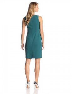 Watch Anne Klein Women's Scoop Neck Sheath Suit Dress on Amazon Live