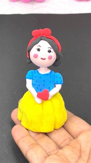 Diy cute clay doll for kids #kidsvideo #kidscraft #kidsclaydoll #art #cartoon #shortsfeed #craft